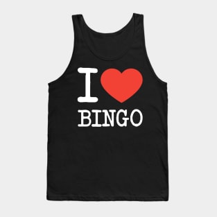 i love bingo Tank Top